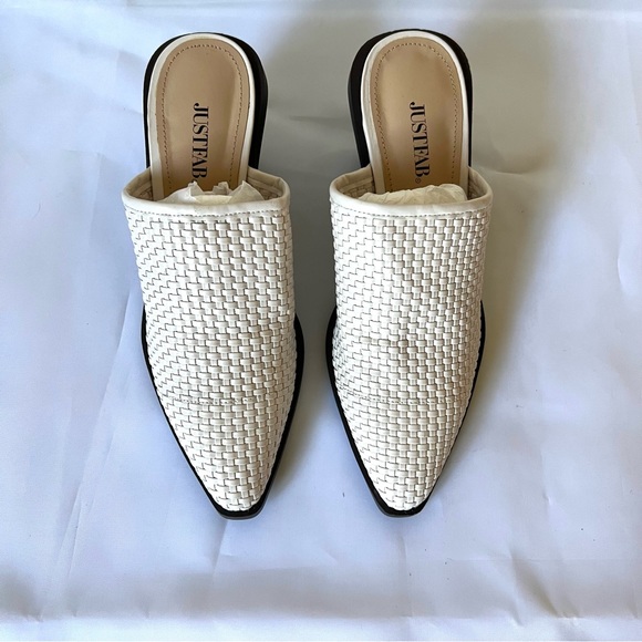 JustFab Mule, Subtle Sophisticate, Bone, size 6.5 - Picture 5 of 8